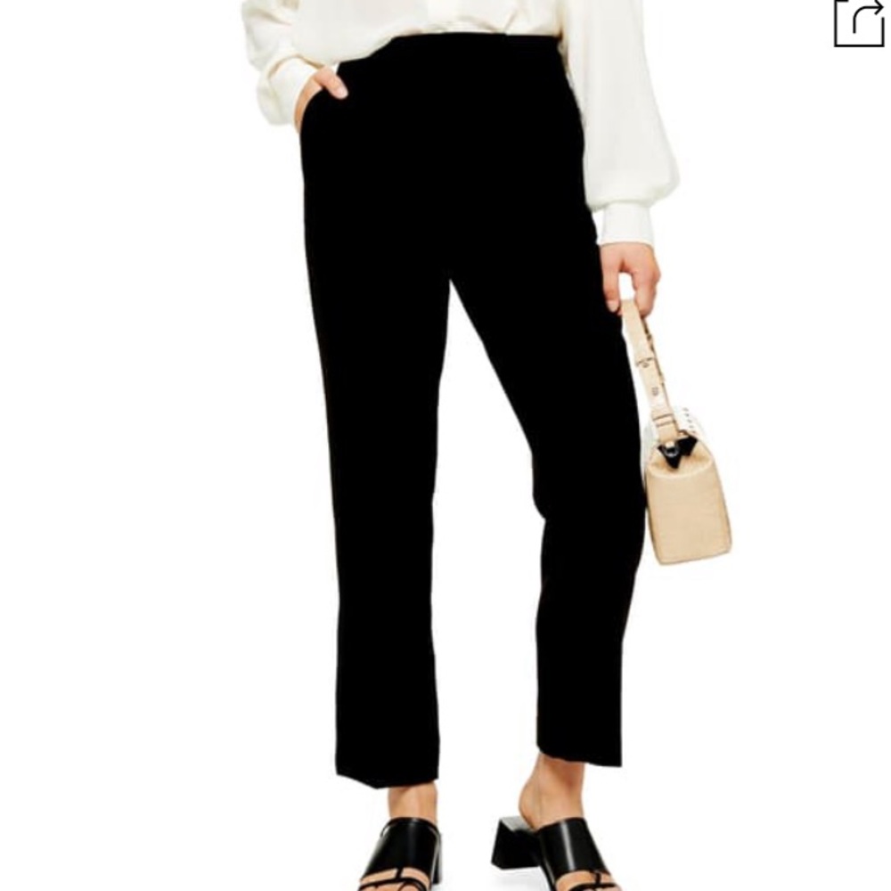 TOPSHOP black tailored slacks
